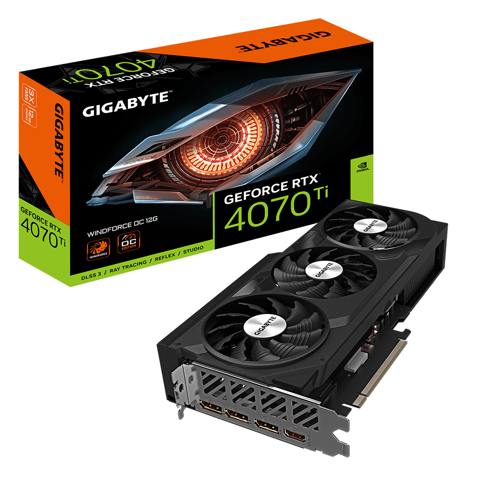 Gigabyte GeForce RTX 4070 Ti WindForce OC 12G 8 Gigabyte GeForce RTX 4070 Ti WindForce OC 12G 8