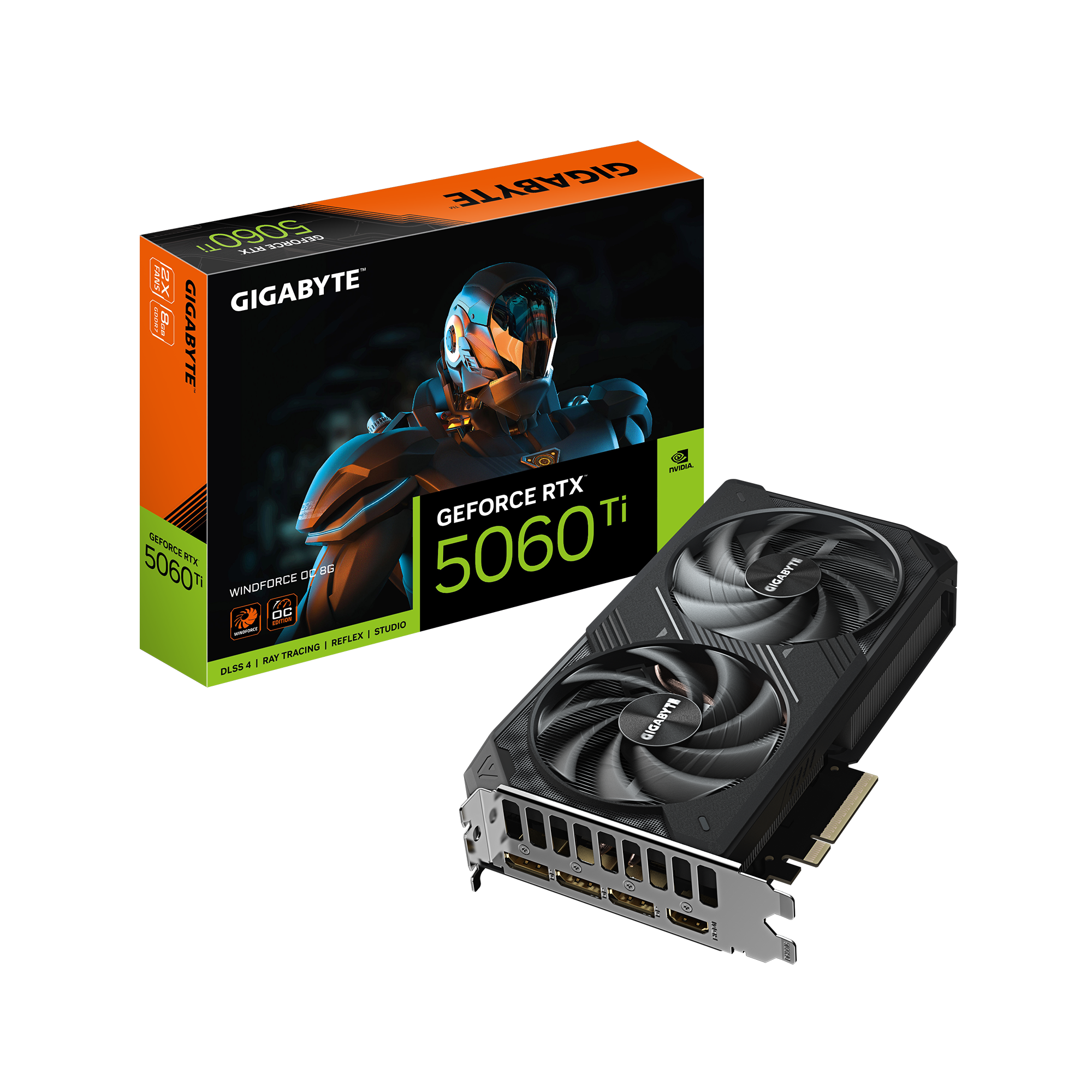Gigabyte GeForce RTX 5060 Ti Windforce OC 8GB Graphics Card 1 Gigabyte GeForce RTX 5060 Ti Windforce OC 8GB Graphics Card 1