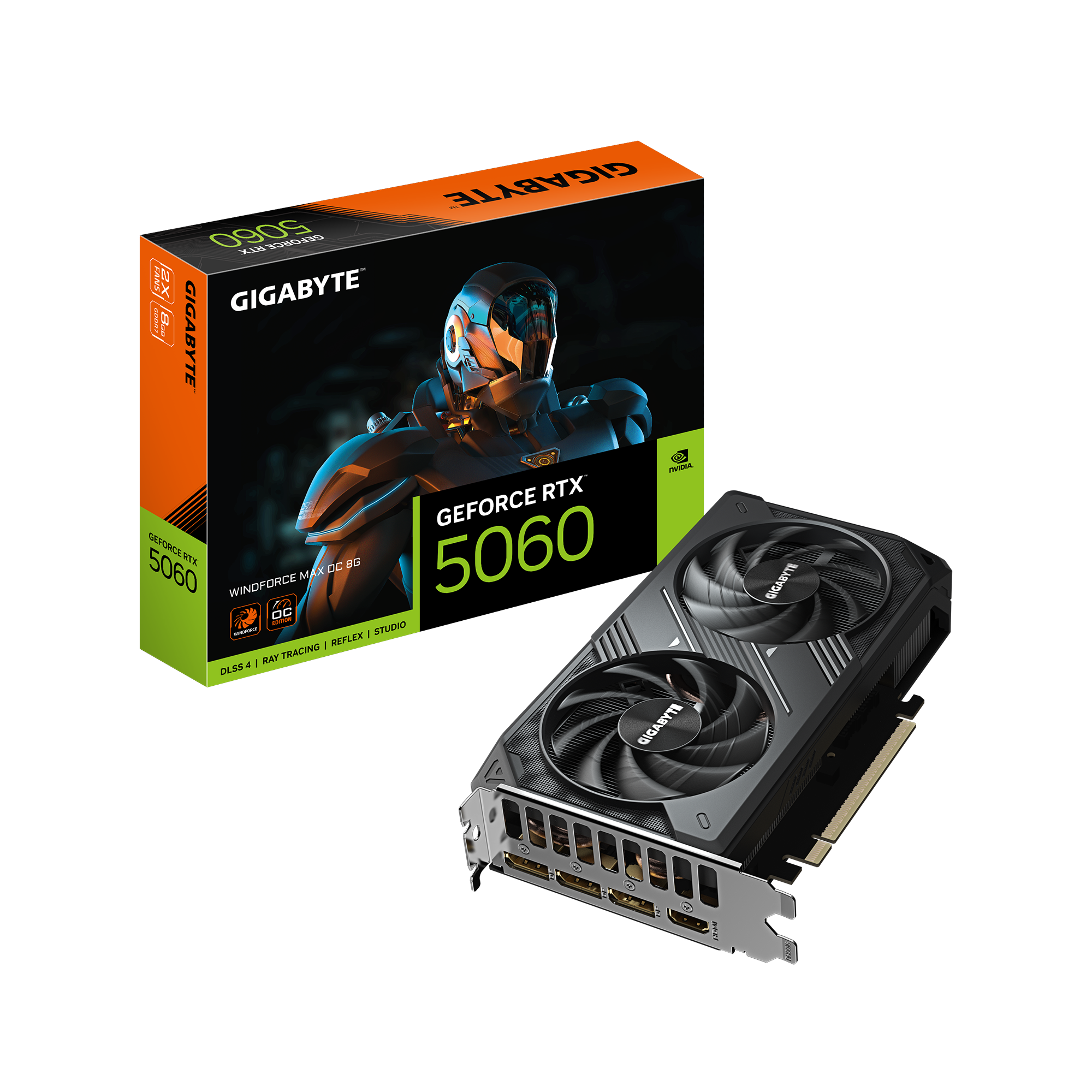 Gigabyte GeForce RTX 5060 Windforce Max OC 8G Dual Fan 1 Gigabyte GeForce RTX 5060 Windforce Max OC 8G Dual Fan 1