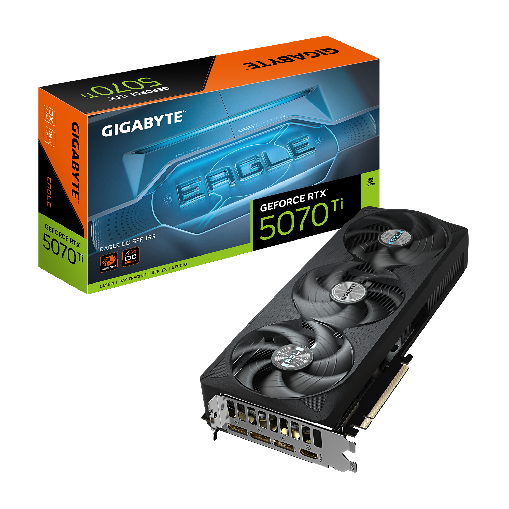 Gigabyte GeForce RTX 5070Ti Eagle OC SFF 16G Graphics Card 1 Gigabyte GeForce RTX 5070Ti Eagle OC SFF 16G Graphics Card 1