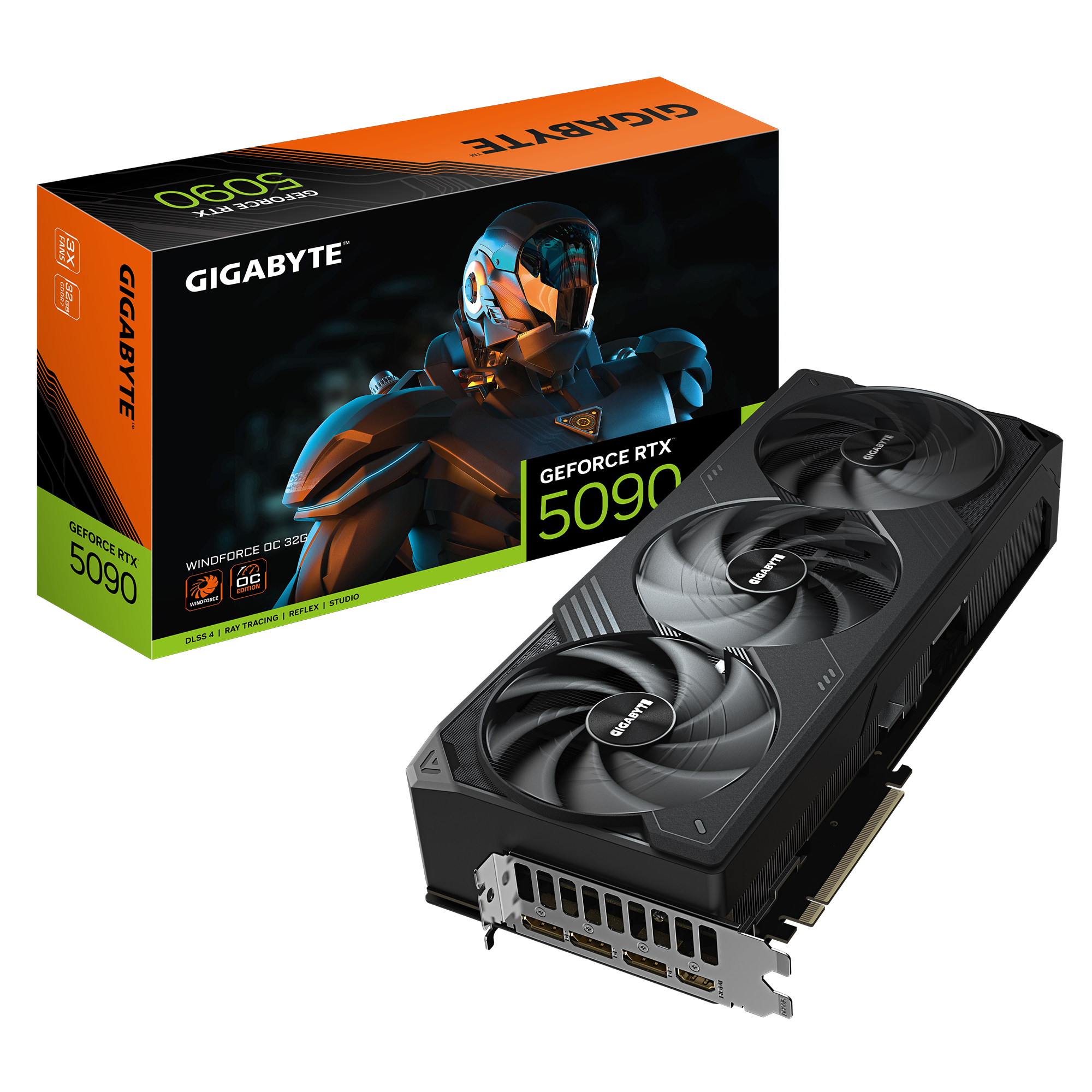 Gigabyte GeForce RTX 5090 Windforce OC 32G Graphics Card 1