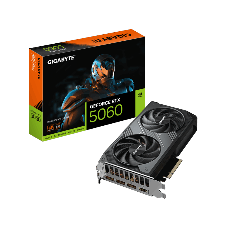 Gigabyte RTX 5060 Windforce OC 8GB Graphics Card 1