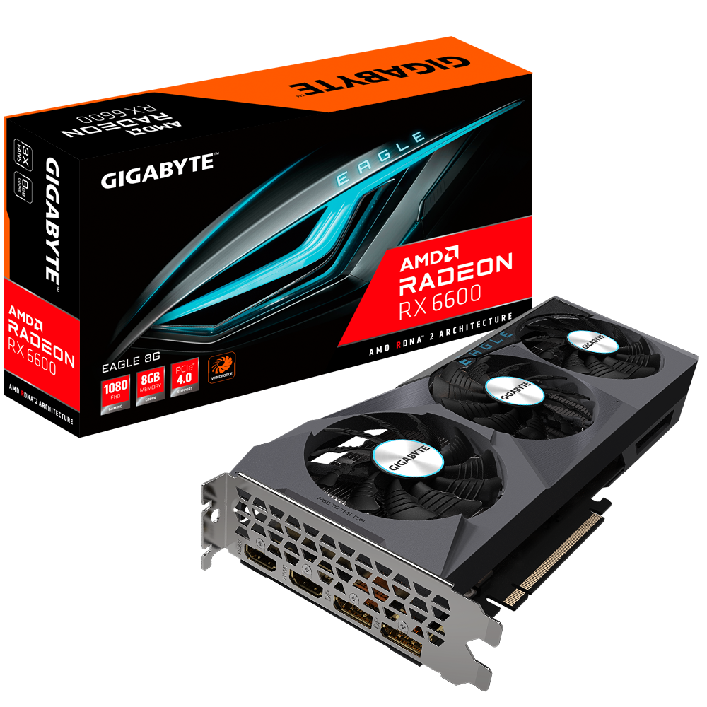 Gigabyte Radeon RX 6600 Eagle 8G 14 Gigabyte Radeon RX 6600 Eagle 8G 14