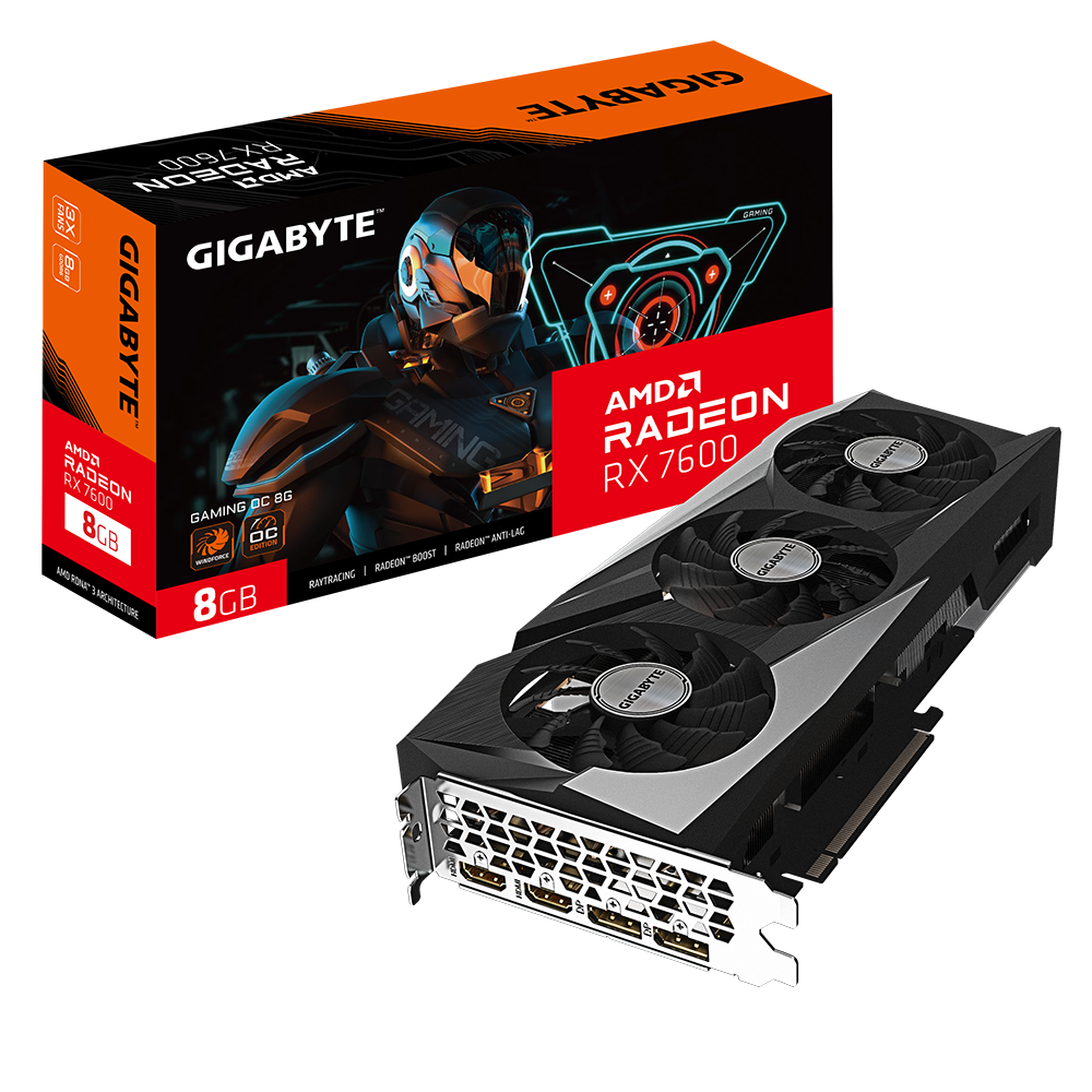 Gigabyte Radeon RX 7600 Gaming OC 8G Graphics Card 3 Gigabyte Radeon RX 7600 Gaming OC 8G Graphics Card 3