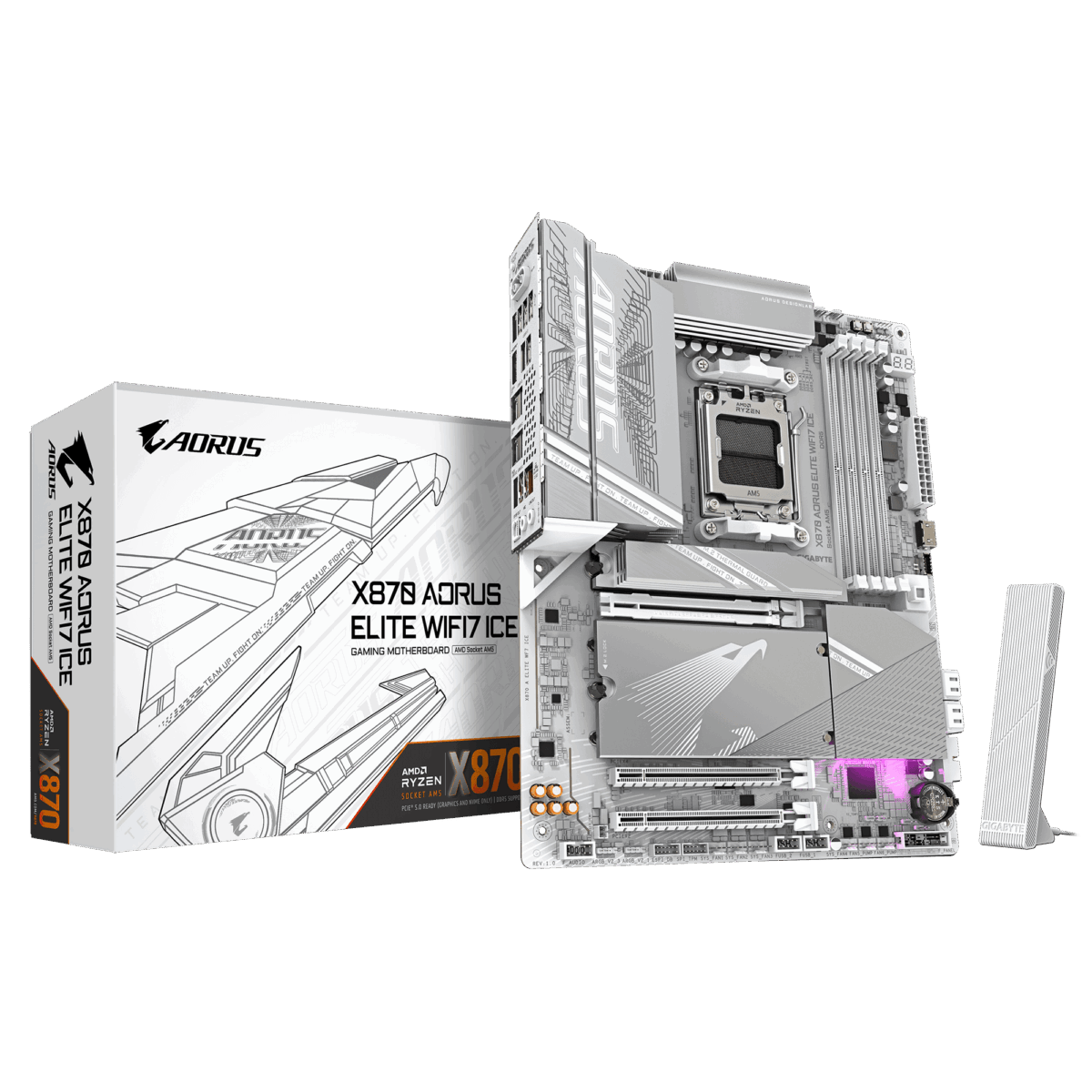 Gigabyte X870 Aorus Elite WiFi 7 ICE 1