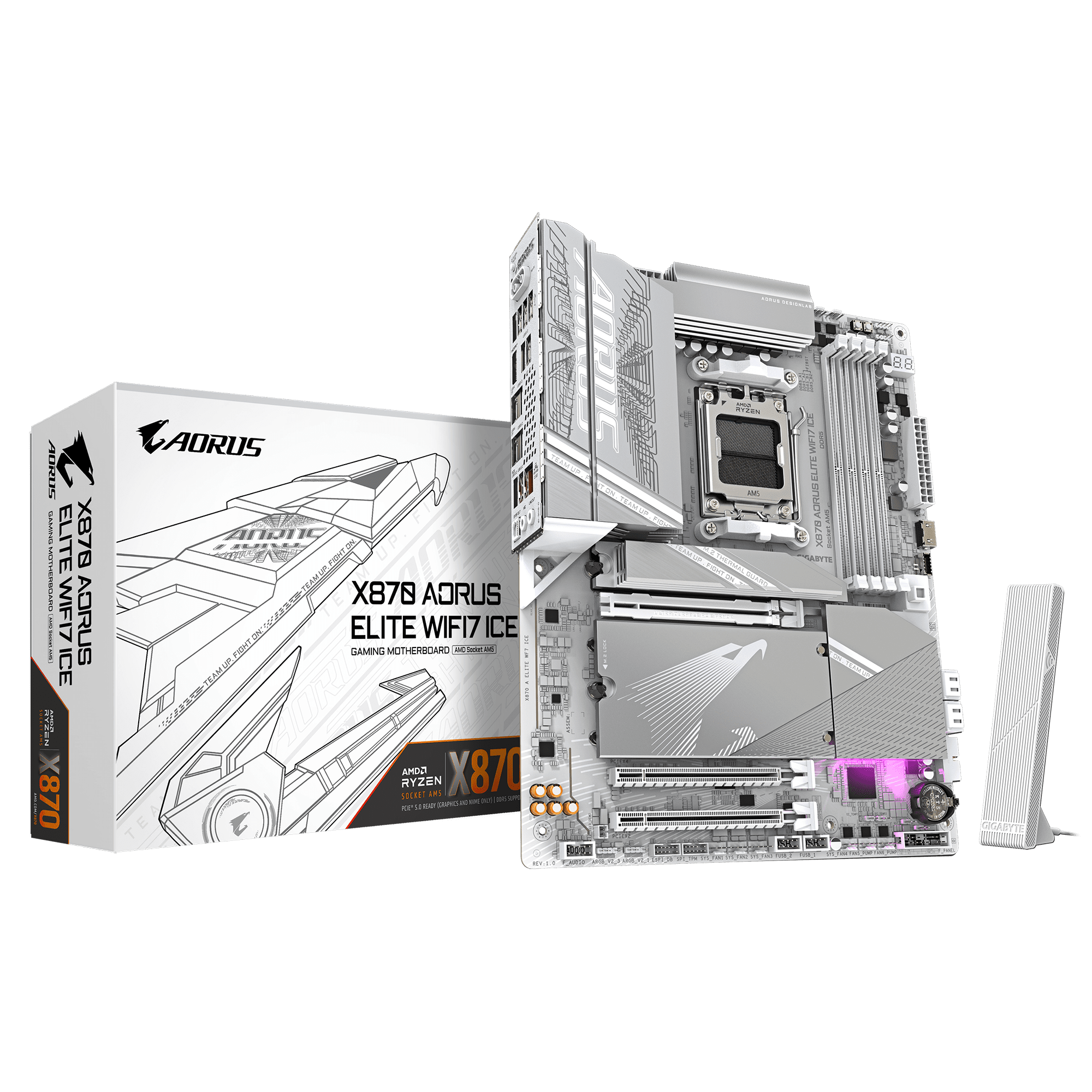 Gigabyte X870 Aorus Elite WiFi 7 ICE 1 Gigabyte X870 Aorus Elite WiFi 7 ICE 1