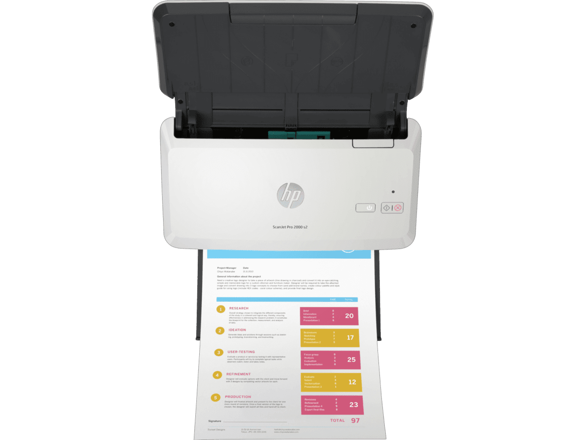 HP Scanjet Pro 2000 s2 Sheet Feed Scanner 5 HP Scanjet Pro 2000 s2 Sheet Feed Scanner 5