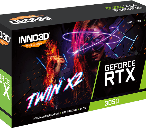 INNO3D GeForce RTX 3050 6GB Twin X2 Graphics Card 2 1
