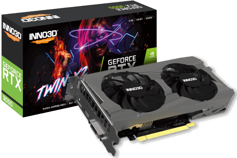 INNO3D GeForce RTX 3050 6GB Twin X2 Graphics Card
