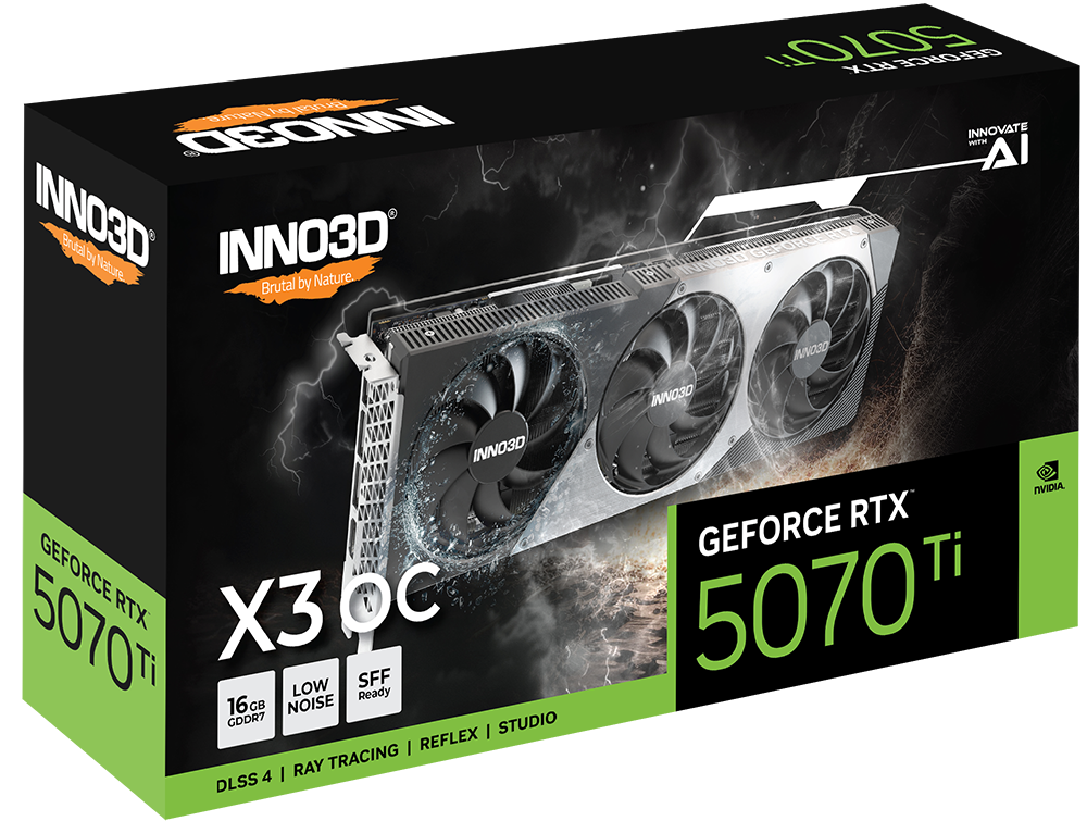 INNO3D GeForce RTX 5070 Ti X3 OC Graphics Card 1