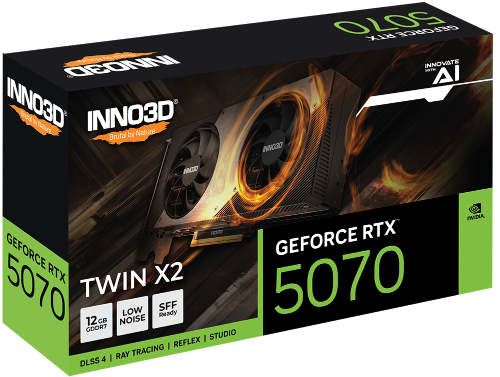 INNO3D GeForce RTX 5070 Twin X2 2