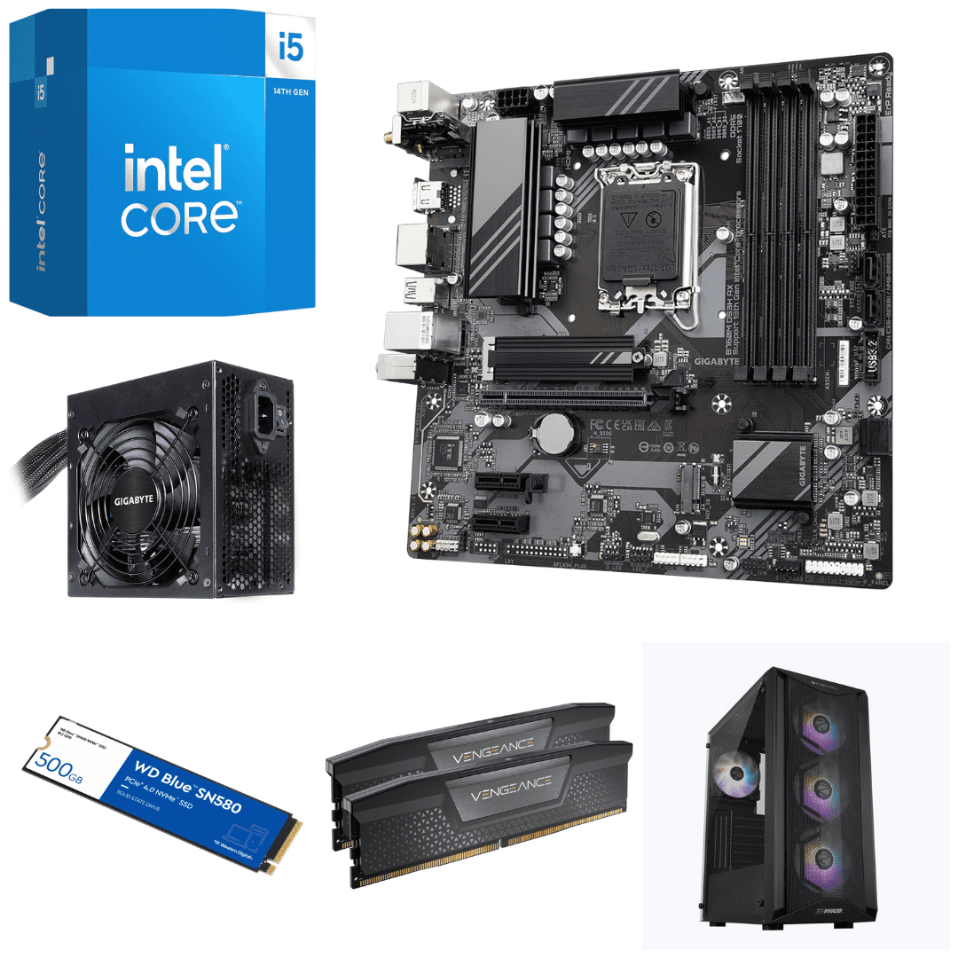 Intel Core i5 14500 with B760M DS3H AX DDR5 Intel Core i5 14500 with B760M DS3H AX DDR5