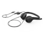 Logitech H390 Black Wired On Ear Headset 1