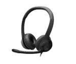 Logitech H390 Black Wired On Ear Headset