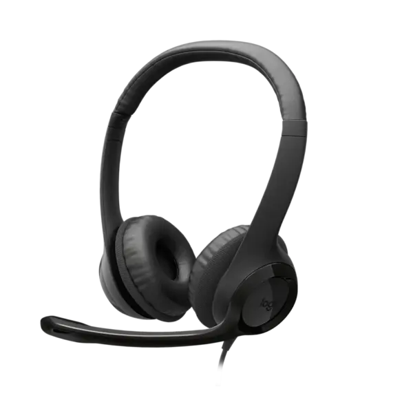Logitech H390 Black Wired On Ear Headset