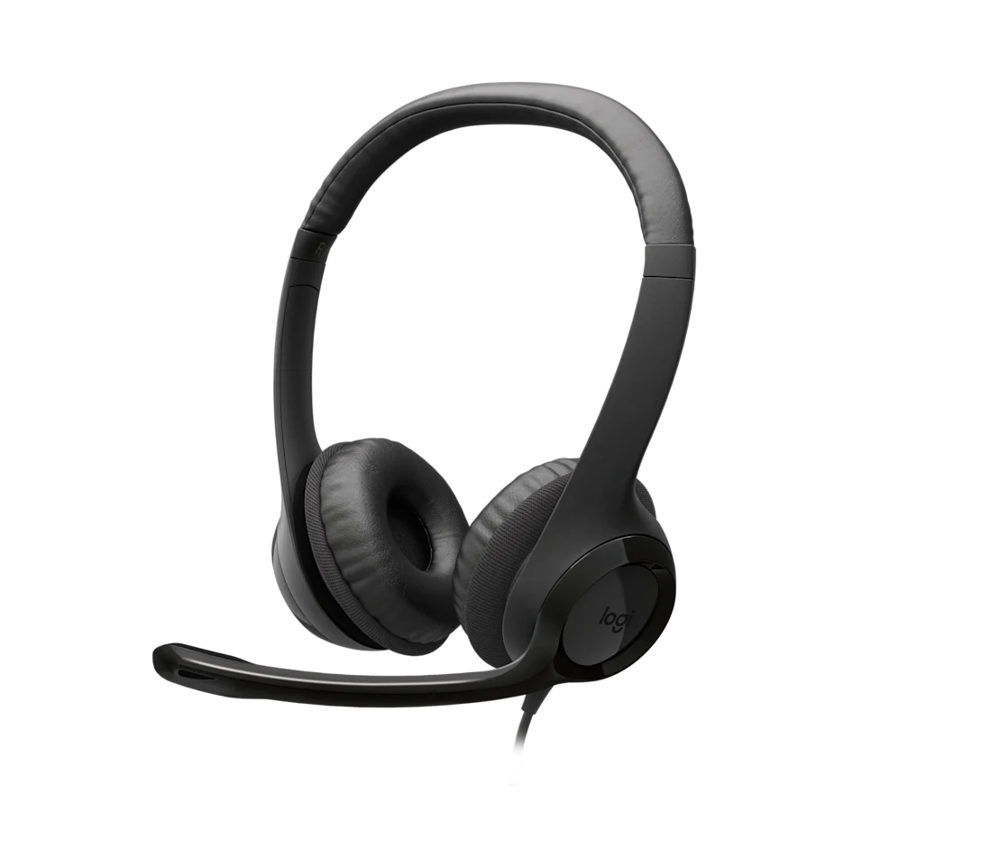Logitech H390 Black Wired On Ear Headset