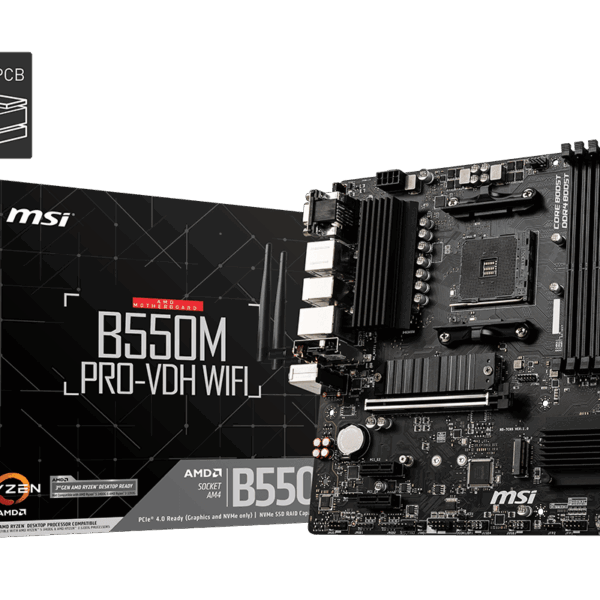 MSI B550M PRO VDH WiFi Motherboard