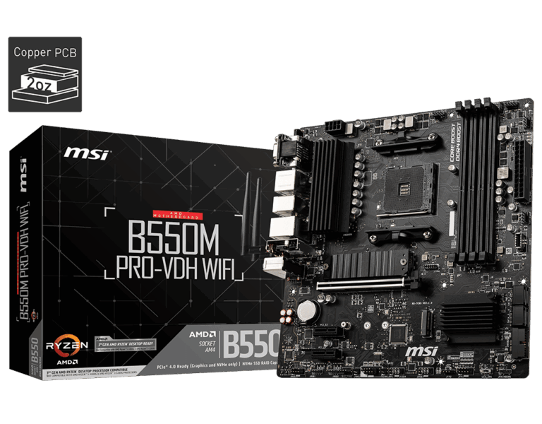 MSI B550M PRO VDH WiFi Motherboard