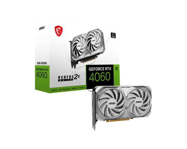 MSI GeForce RTX 4060 Ventus 2X White 8G 1