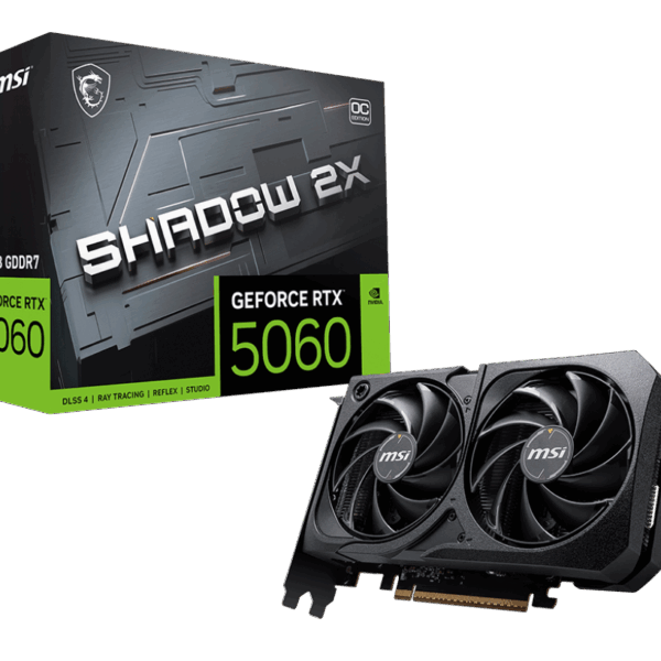MSI GeForce RTX 5060 8G Shadow 2X OC Graphics Card