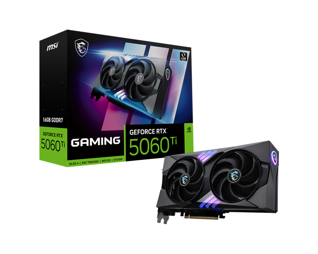 MSI GeForce RTX 5060 Ti 16G Gaming Graphics Card MSI GeForce RTX 5060 Ti 16G Gaming Graphics Card