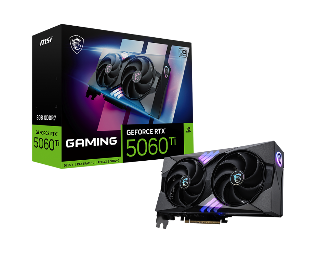 MSI GeForce RTX 5060 Ti 8G Gaming OC Graphics Card MSI GeForce RTX 5060 Ti 8G Gaming OC Graphics Card