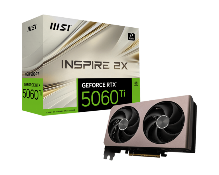 MSI GeForce RTX 5060 Ti 8G Inspire 2X Graphics Card
