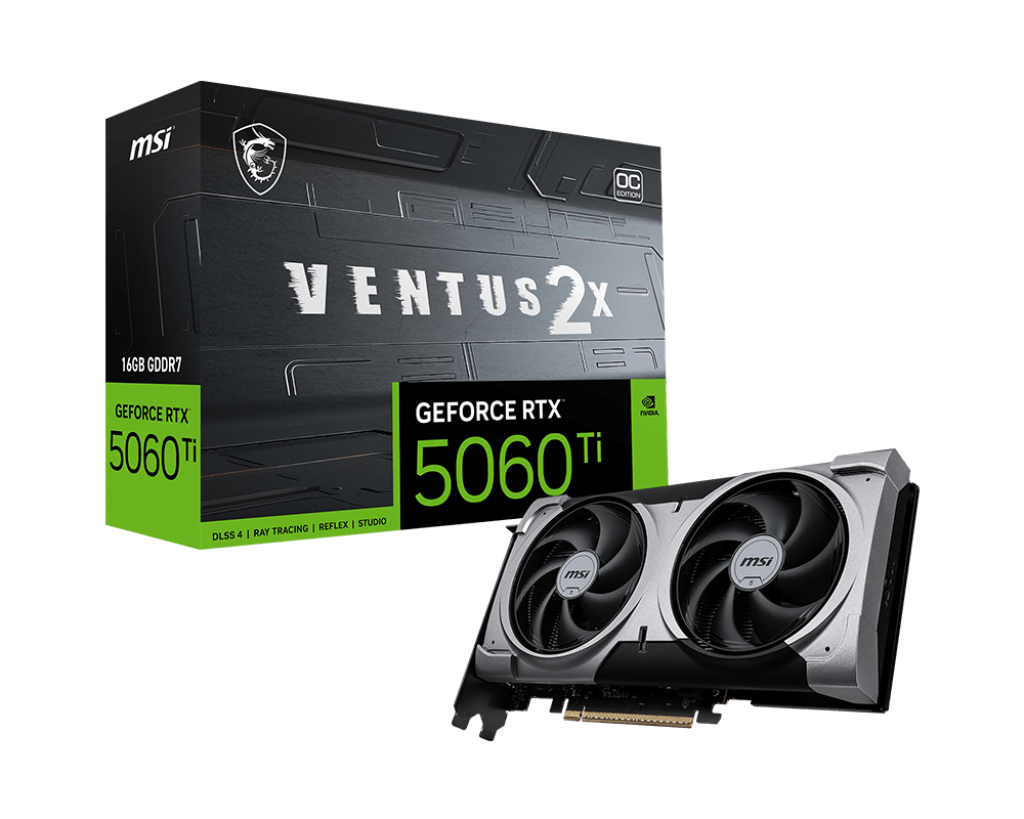 MSI GeForce RTX 5060Ti 16G Ventus 2X OC Plus Graphics Card MSI GeForce RTX 5060Ti 16G Ventus 2X OC Plus Graphics Card