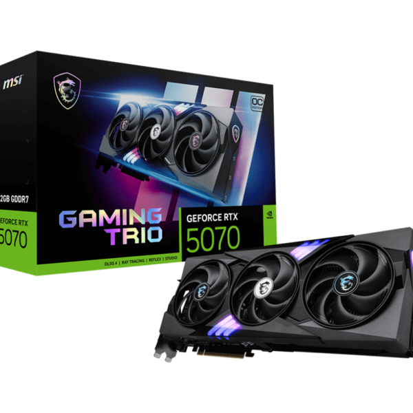 MSI GeForce RTX 5070 12G Gaming Trio OC Graphics Card
