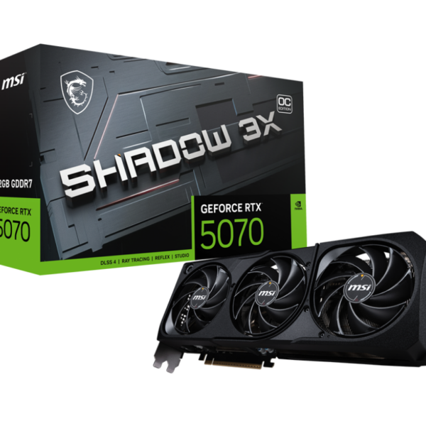 MSI GeForce RTX 5070 12G Shadow 3X OC Graphics Card