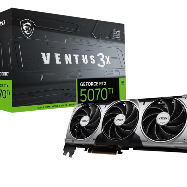 MSI GeForce RTX 5070 Ti 16G Ventus 3X OC Graphics Card