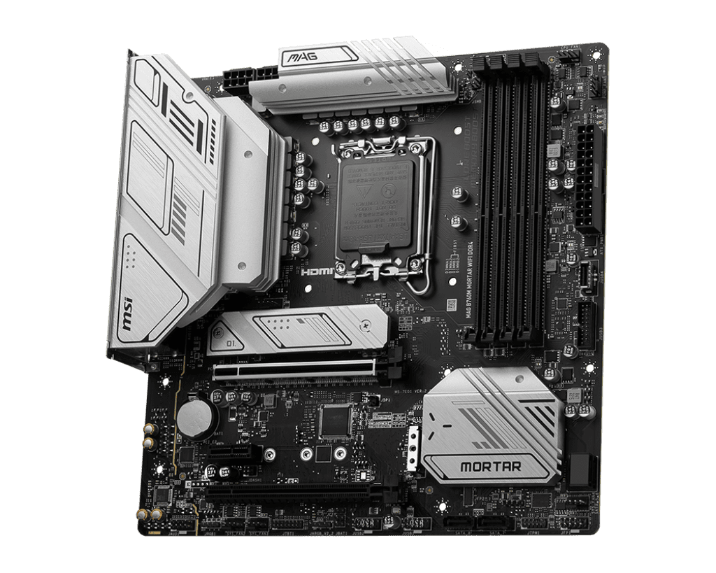 MSI MAG B760M Mortar WiFi DDR4 Motherboard 2 MSI MAG B760M Mortar WiFi DDR4 Motherboard 2