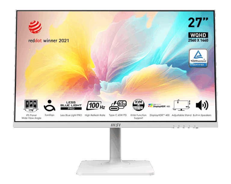 MSI Modern MD272QXPW Computer Monitor