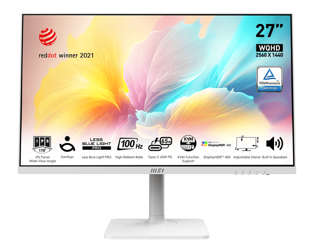 MSI Modern MD272QXPW Computer Monitor MSI Modern MD272QXPW Computer Monitor