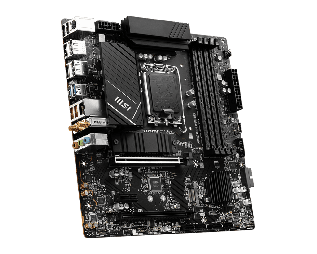 MSI PRO B760M A WiFi DDR4 Motherboard 3 1 1