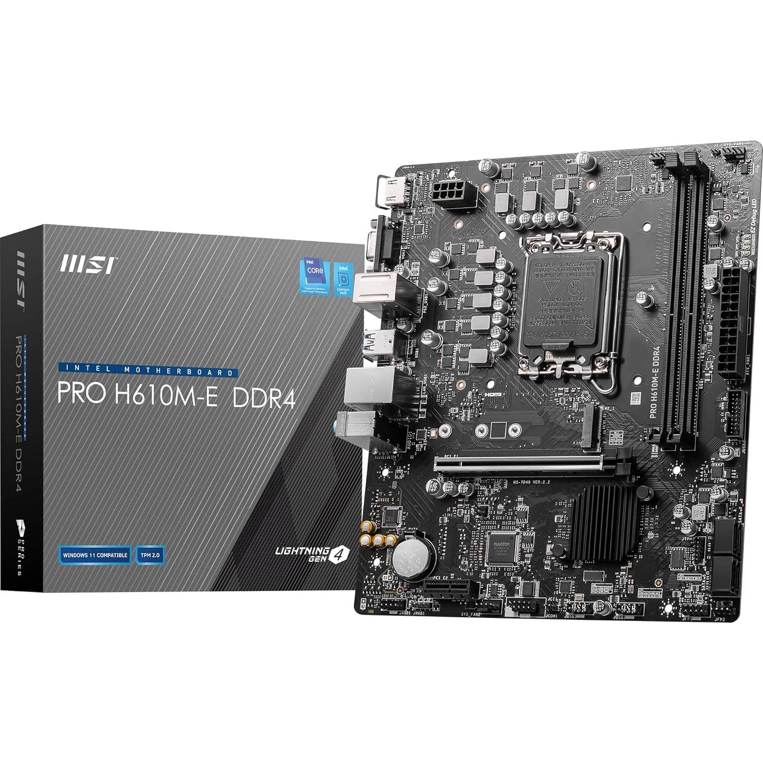 MSI Pro H610M E DDR4 Motherboard 7 MSI Pro H610M E DDR4 Motherboard 7