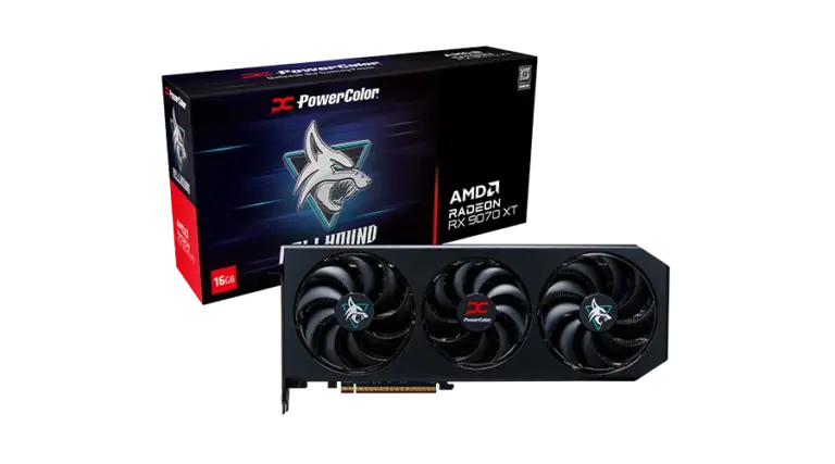 PowerColor Hellhound Radeon RX 9070 XT 16GB GDDR6 Graphics Card 1