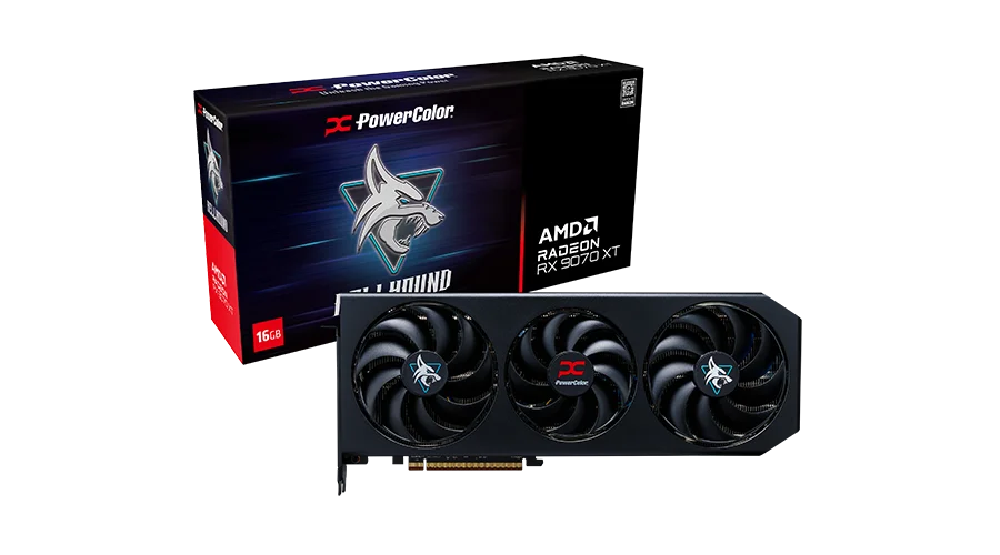 PowerColor Hellhound Radeon RX 9070 XT 16GB GDDR6 Graphics Card 1 PowerColor Hellhound Radeon RX 9070 XT 16GB GDDR6 Graphics Card 1