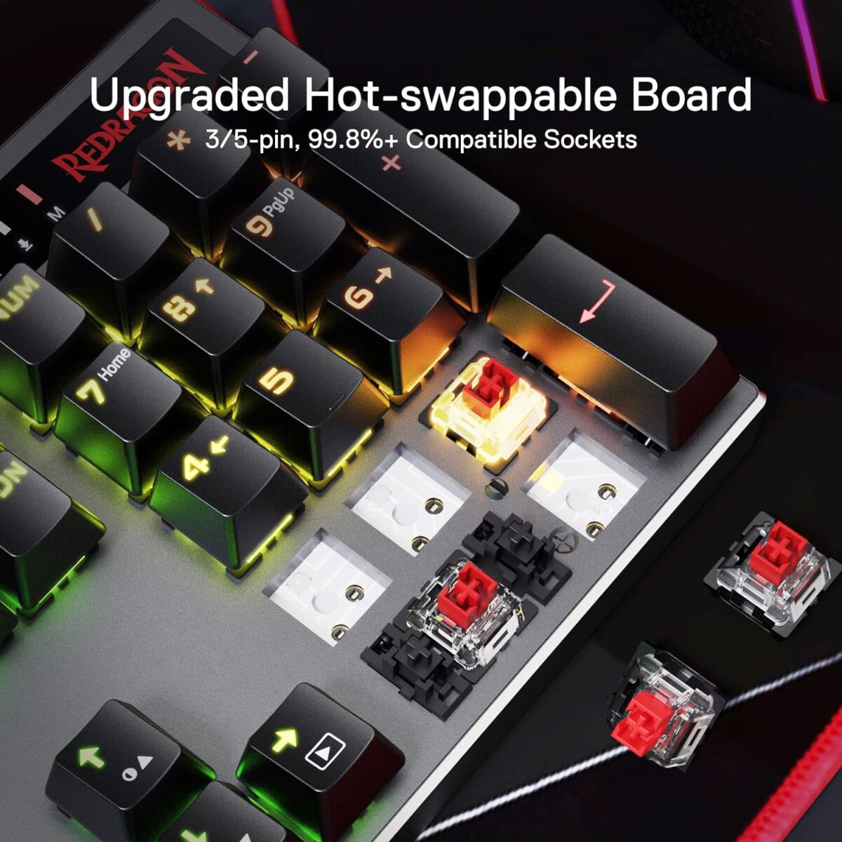 Redragon Dharma Pro K556 Pro Bluetooth Keyboard 2