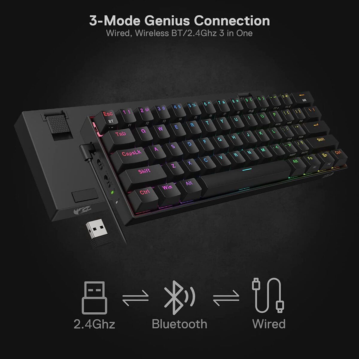 Redragon Dyaus Pro K509 1 Wired Keyboard 3
