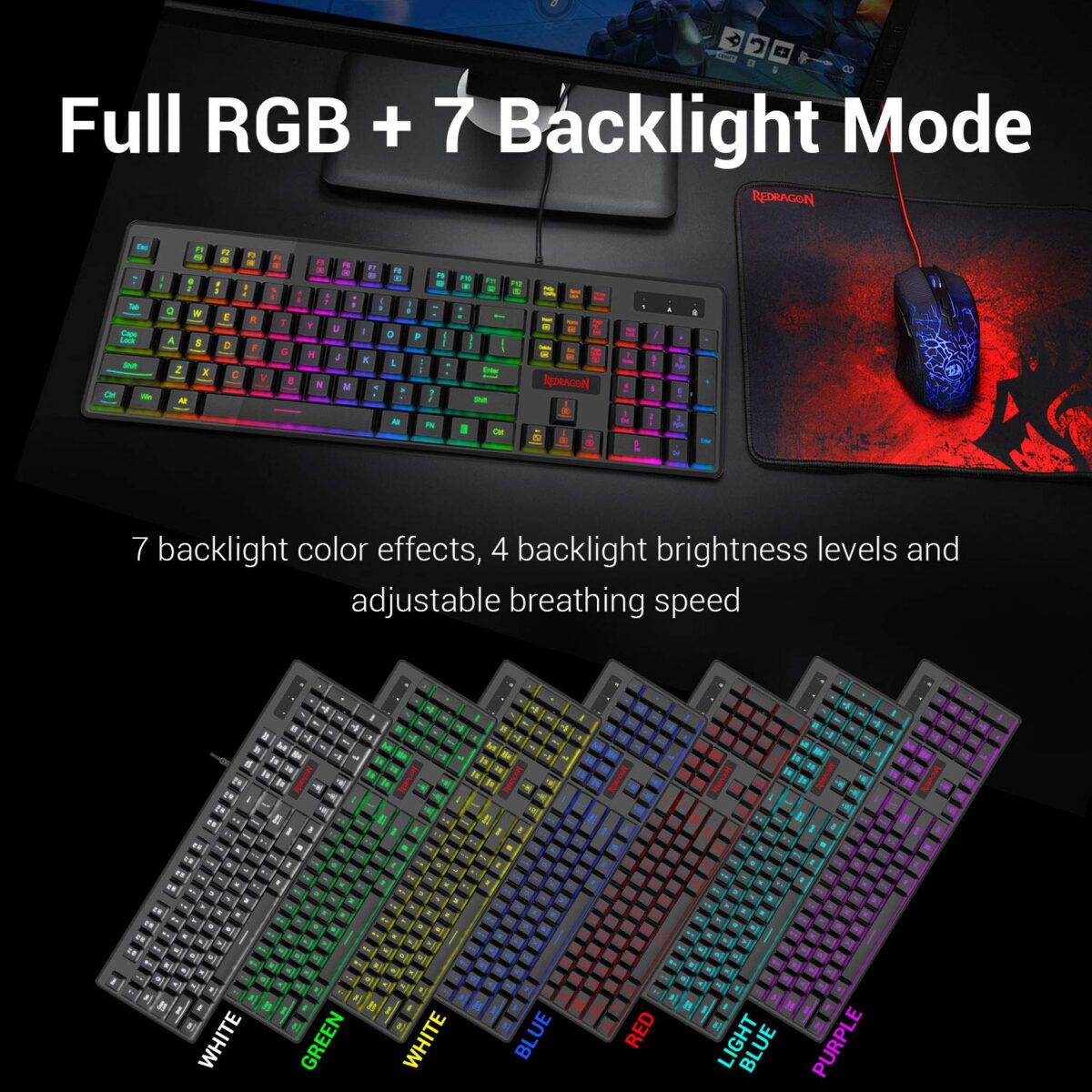 Redragon Dyaus Pro K509 1 Wired Keyboard 5