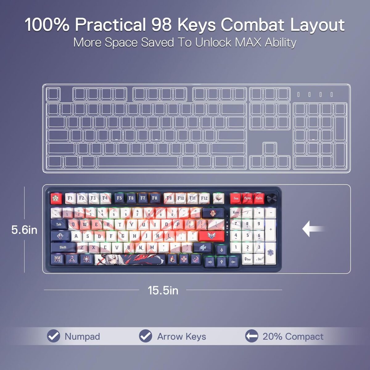 Redragon Eisa Pro K686 Pro Keyboard 7
