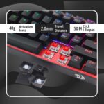 Redragon Fizz Pro K616 Mechanical Black Keyboard 4