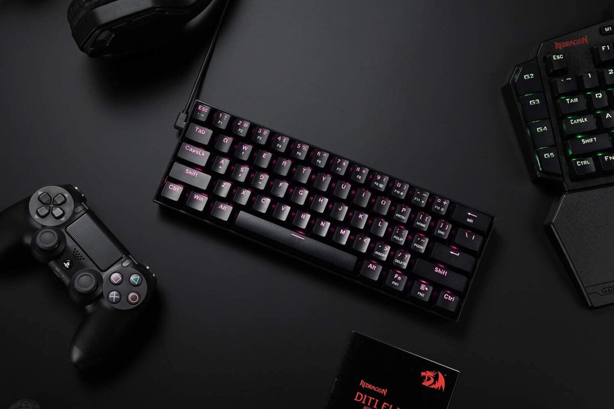 Redragon K630 Pink LED Dragon Born Keyboard 5