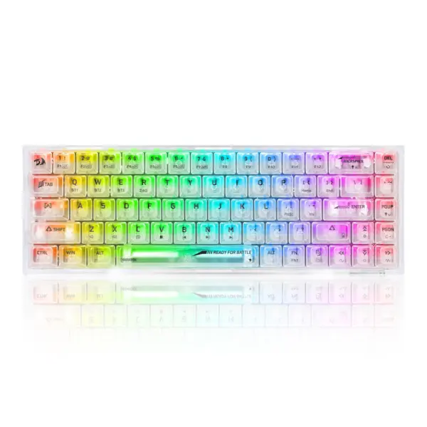 Redragon K631 PRO Wireless RGB Gaming White Keyboard
