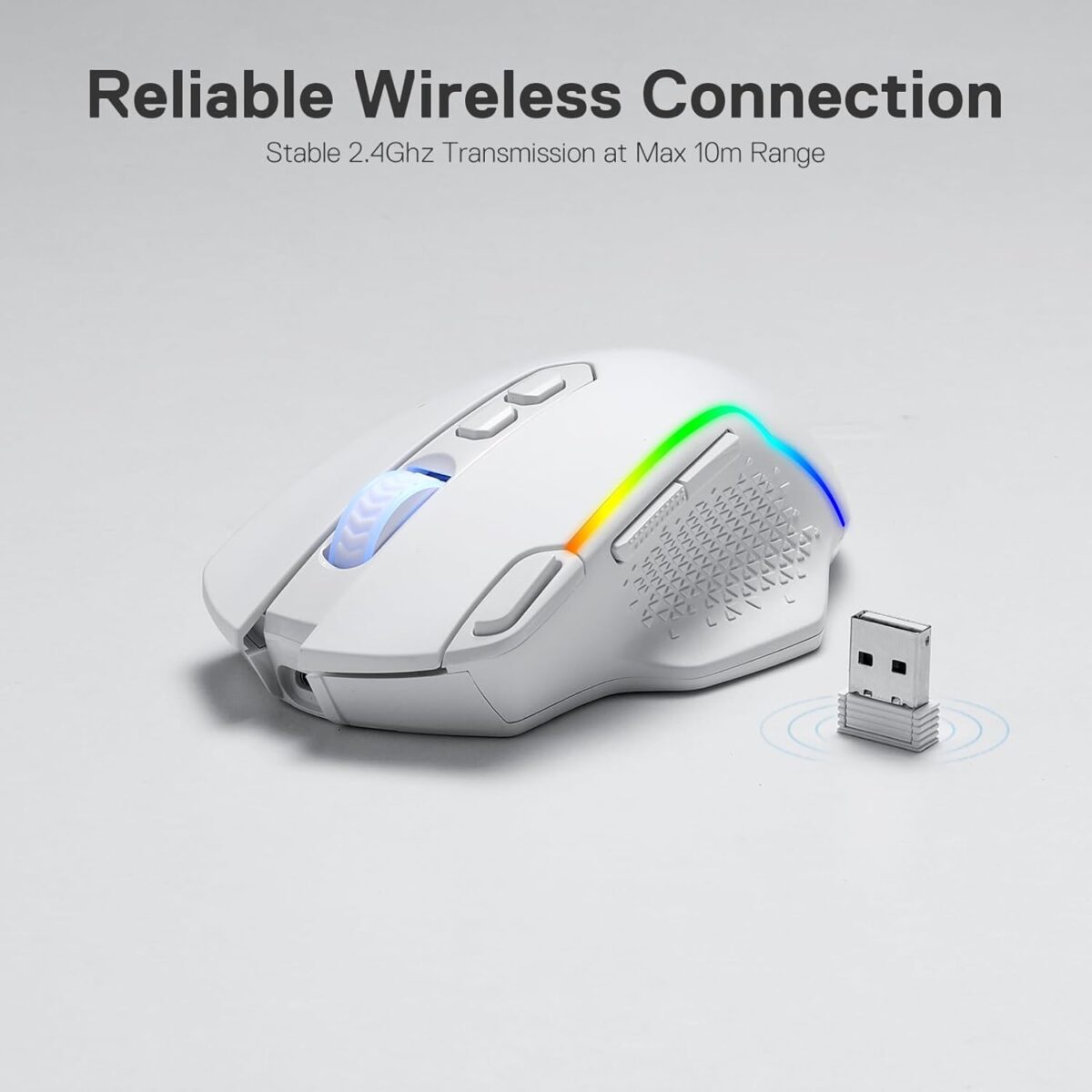 Redragon M810 Taipan Pro White Gaming 4
