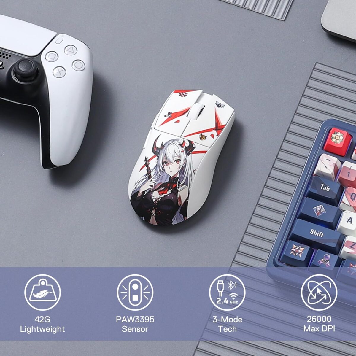 Redragon M916 AK Pro 3 Mode Gaming Mouse 2