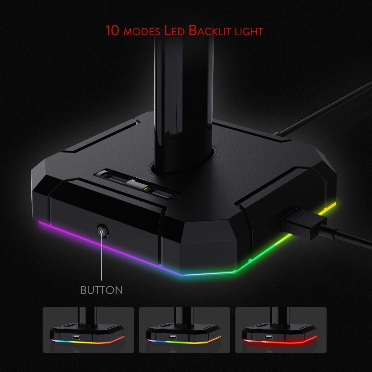 Redragon Scepter PRO HA300 Headphone Stand 3