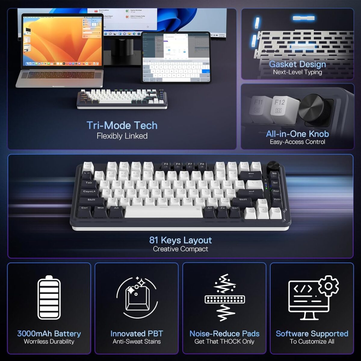 Redragon Ucal Pro K673 Black Keyboard 1 1