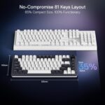 Redragon Ucal Pro K673 Black Keyboard 3